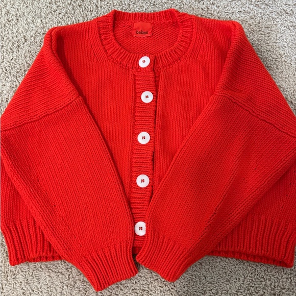 Babaa Cardigan no. 14 Summer Flame - Picture 2 of 5
